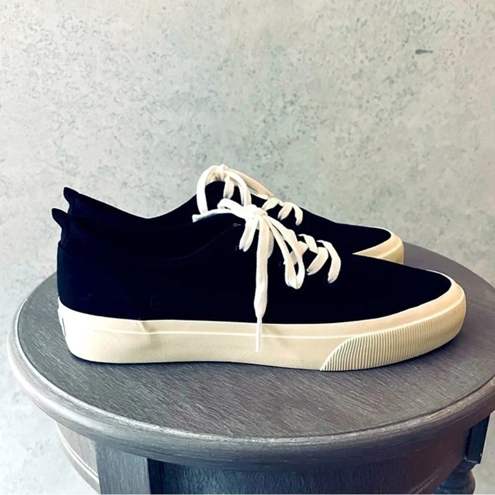 EVERLANE UNISEX ORGANIC COTTON BOAT‎ BEACH BLACK COMFY CASUAL FESTIVAL SNEAKER